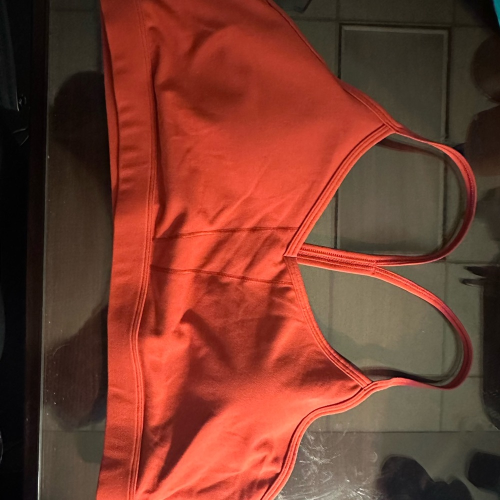 nwot orange banana republic sports bra never worn